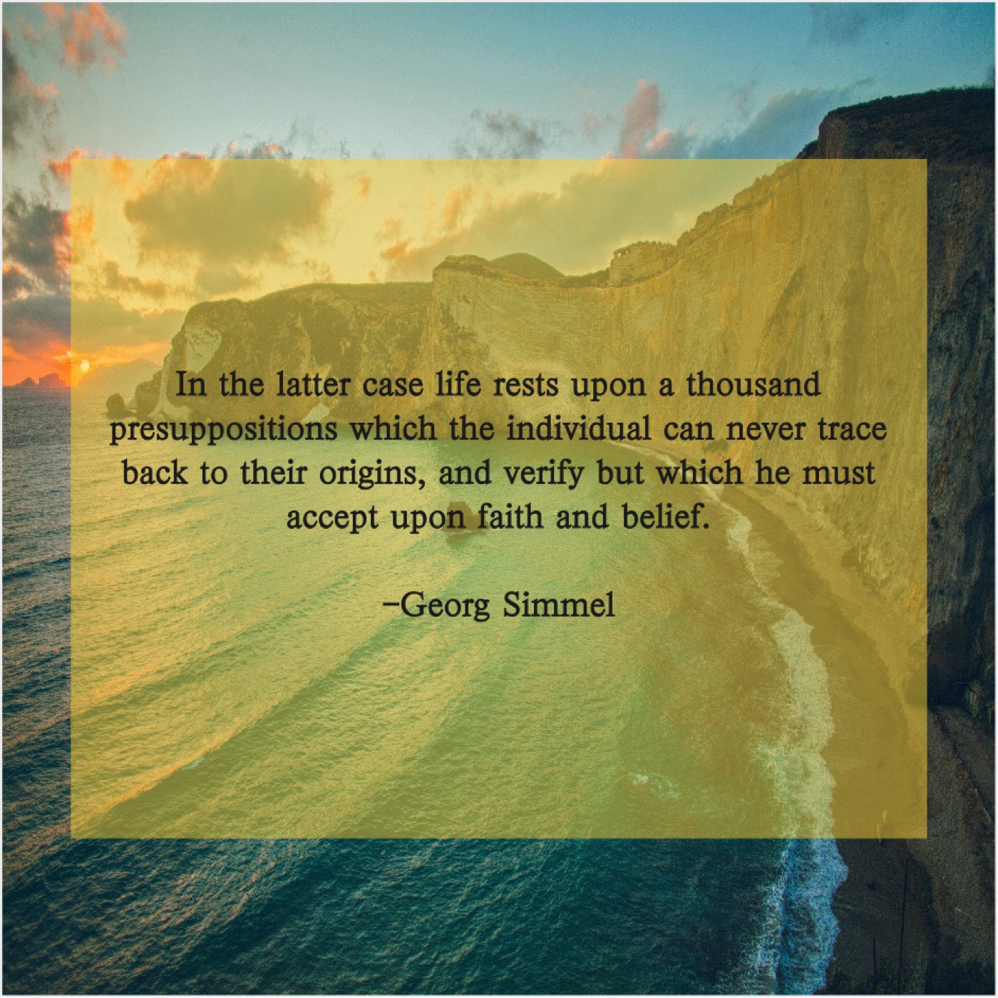 Simmel In the latter case life… Success Manifestation Secrets