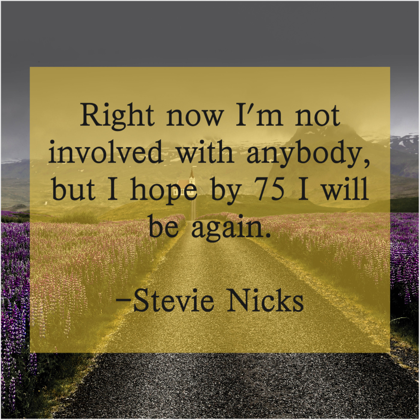 Stevie Nicks – Right now I’m not involved… – Success Manifestation Secrets