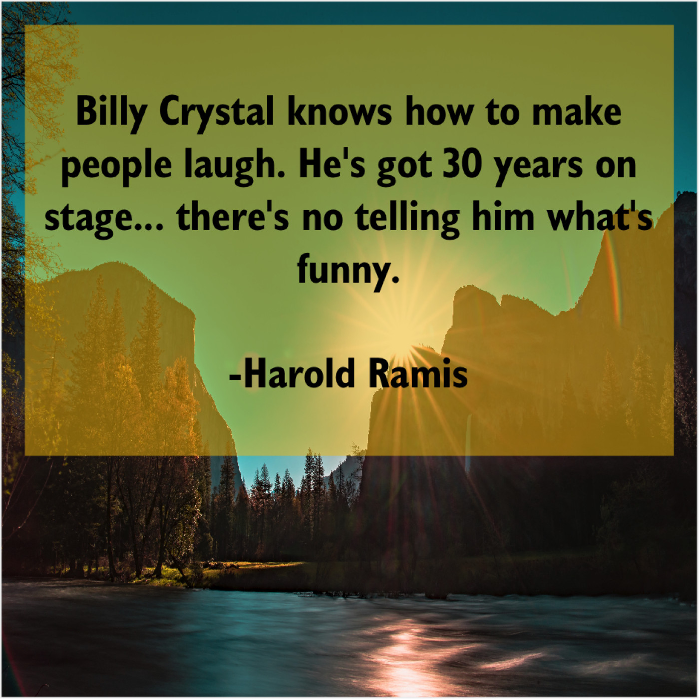 Harold Ramis Billy Crystal knows how to… Success Manifestation Secrets