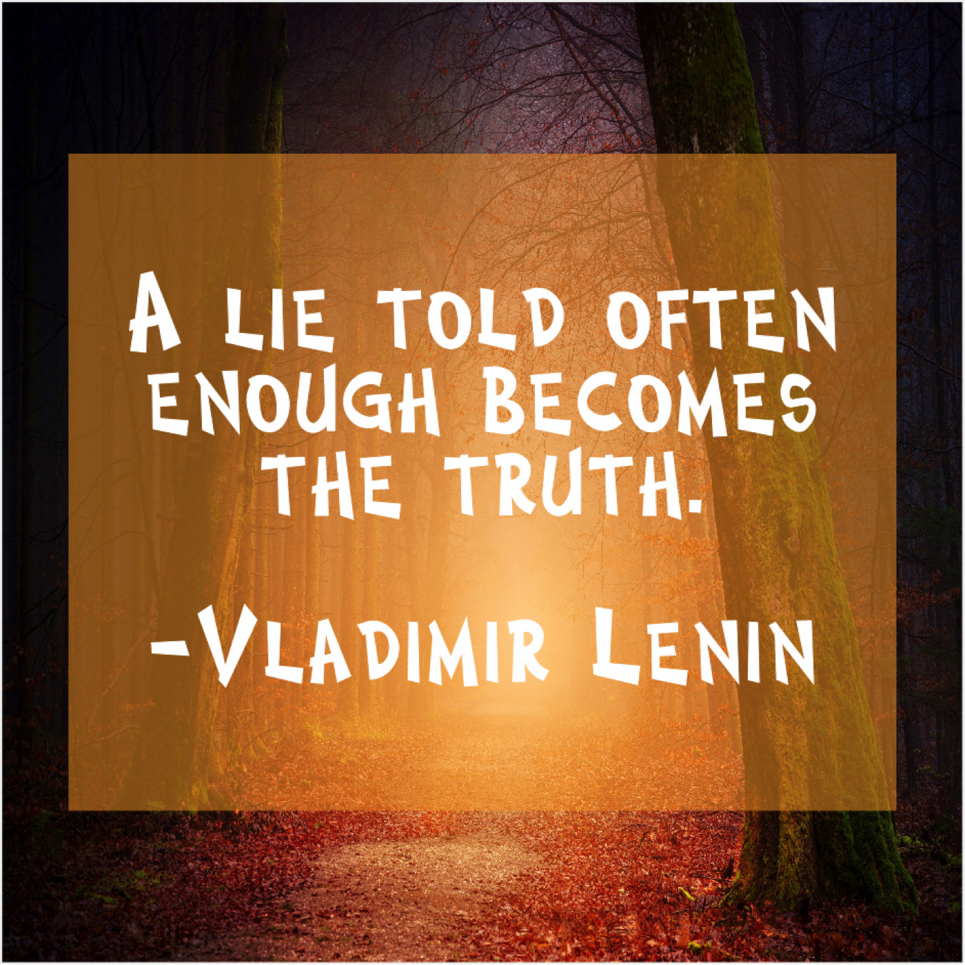 Vladimir Lenin – A lie told often enough… - Success Manifestation Secrets